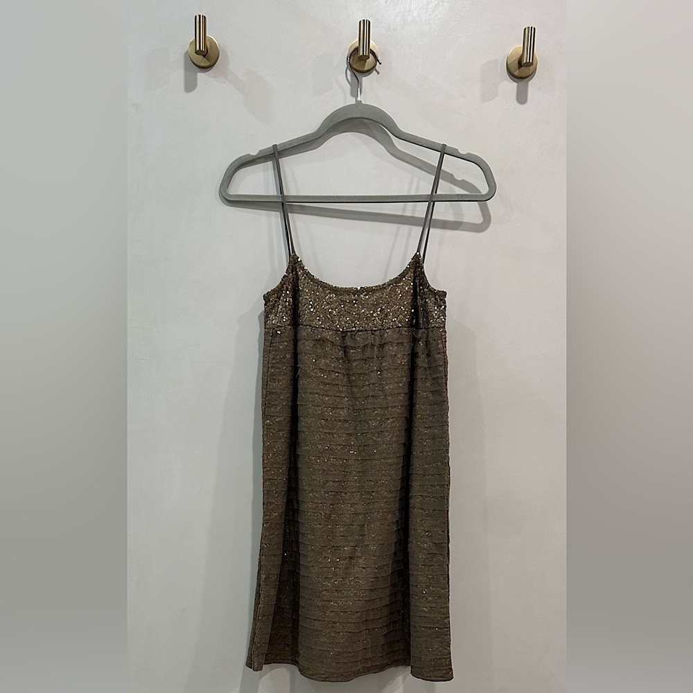Chan Luu Sequin Mini Dress